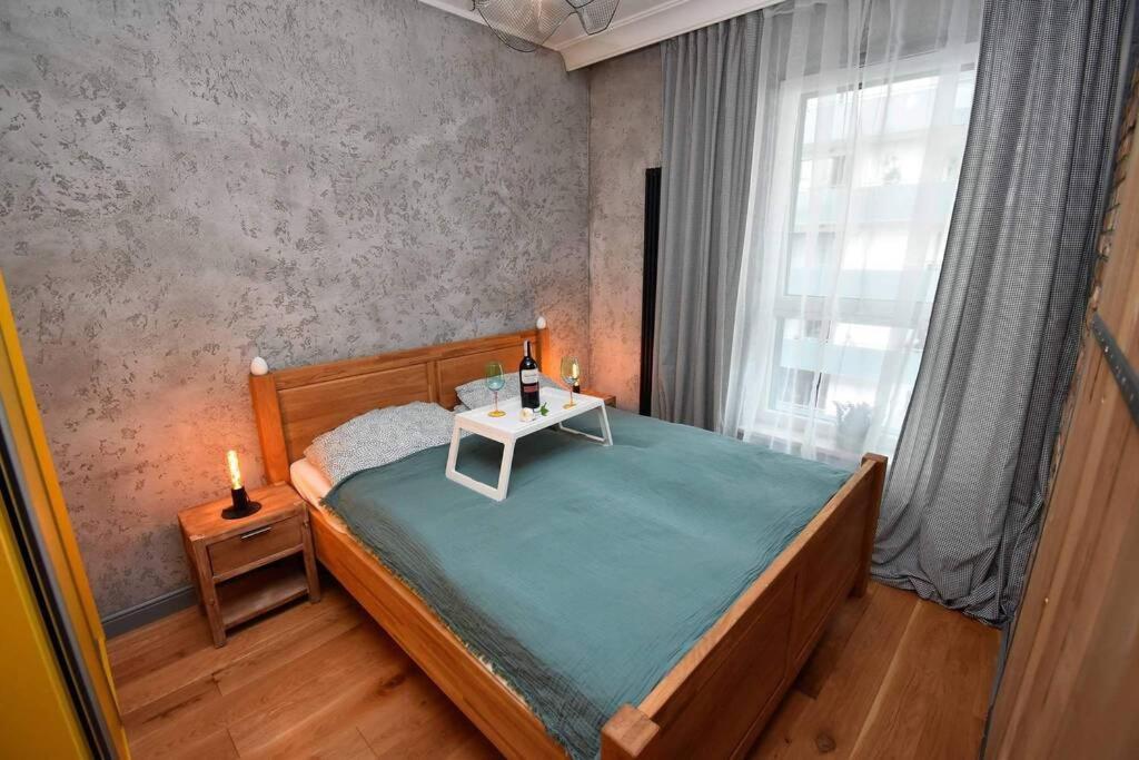 Apartament Blue Bastion Walowa 23C Z Klimatyzacja I Miejscem Parkingowym W Podziemnym Parkingu Gdańsk Eksteriør billede