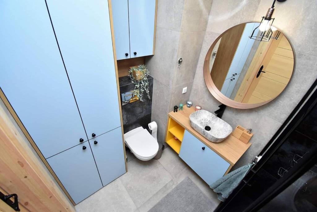Apartament Blue Bastion Walowa 23C Z Klimatyzacja I Miejscem Parkingowym W Podziemnym Parkingu Gdańsk Eksteriør billede